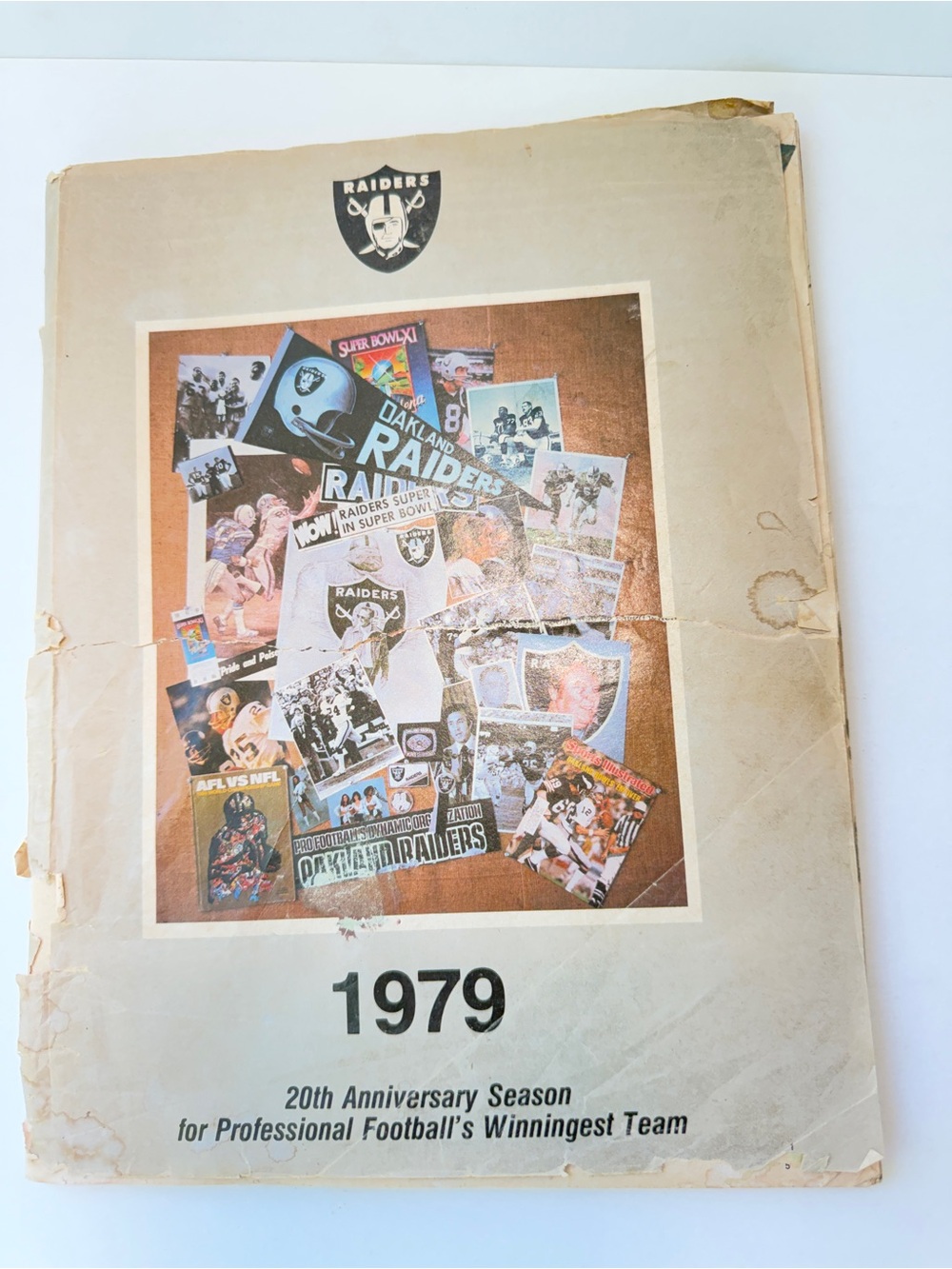 1979 Oakland Raiders - Press/Media Guide program - National Football League NFL